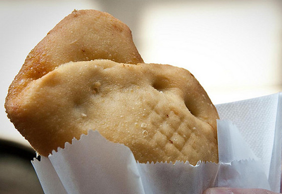 Panzerotti Luini appena fritti